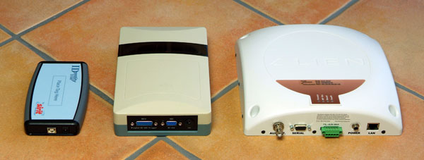 Backs - Sirit ID3100, Sense 1882, Alien ALR-9650 desktop RFID readers